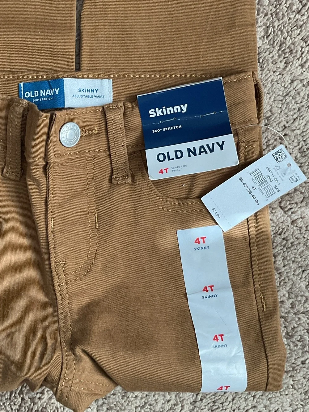 Old Navy Kids Skinny Jeans in Brown